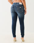 True Religion Halle Big T Hr Flap Skinny Dark Hibernation Wash