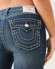 True Religion Halle Big T Hr Flap Skinny Dark Hibernation Wash