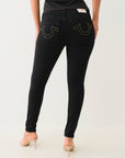 True Religion Jennie Big T Mr Lurex Skinny 2Sb Black Rinse