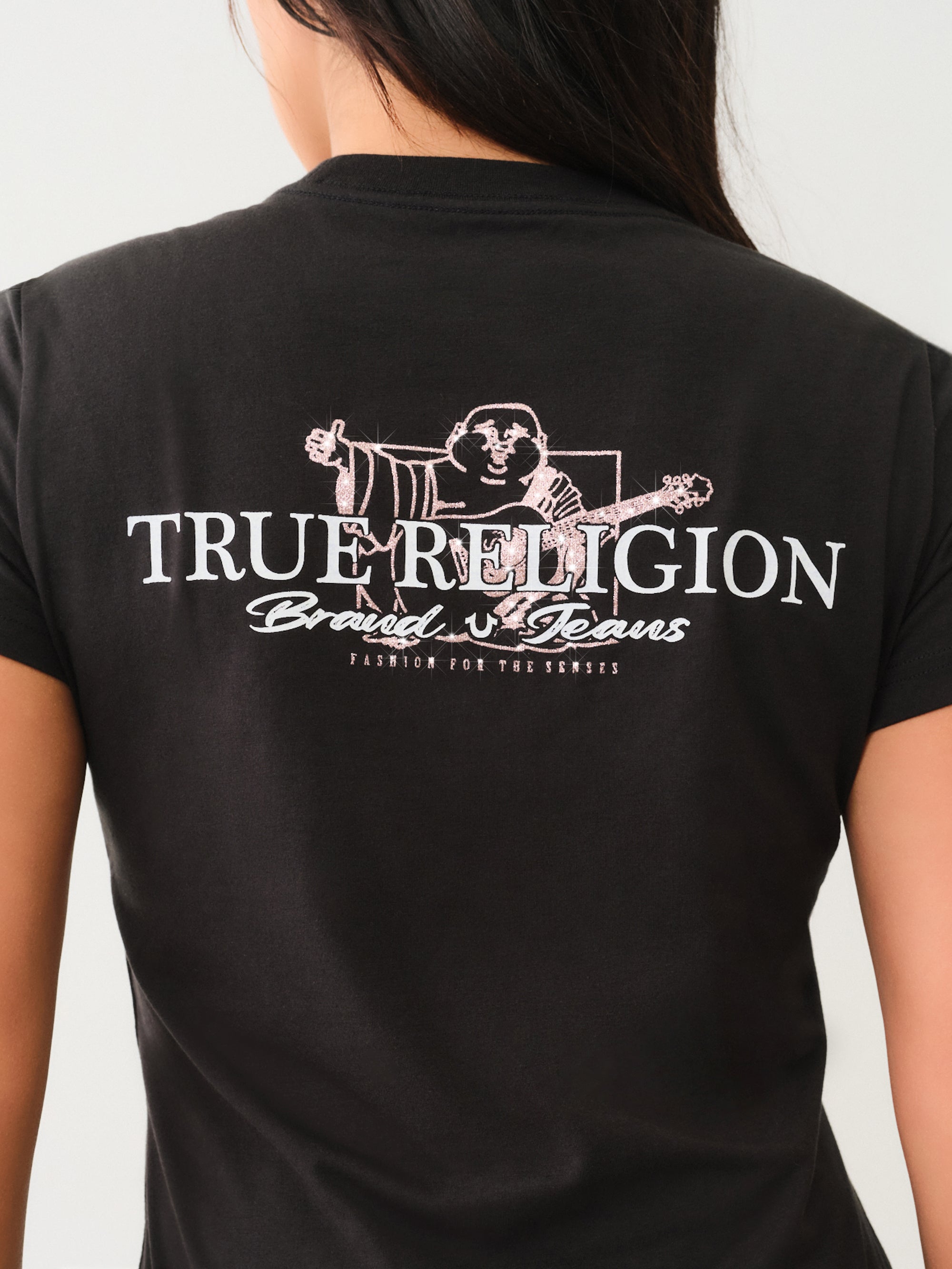 True Religion Money Buddha Ss Tee Jet Black-AL Capone Premium