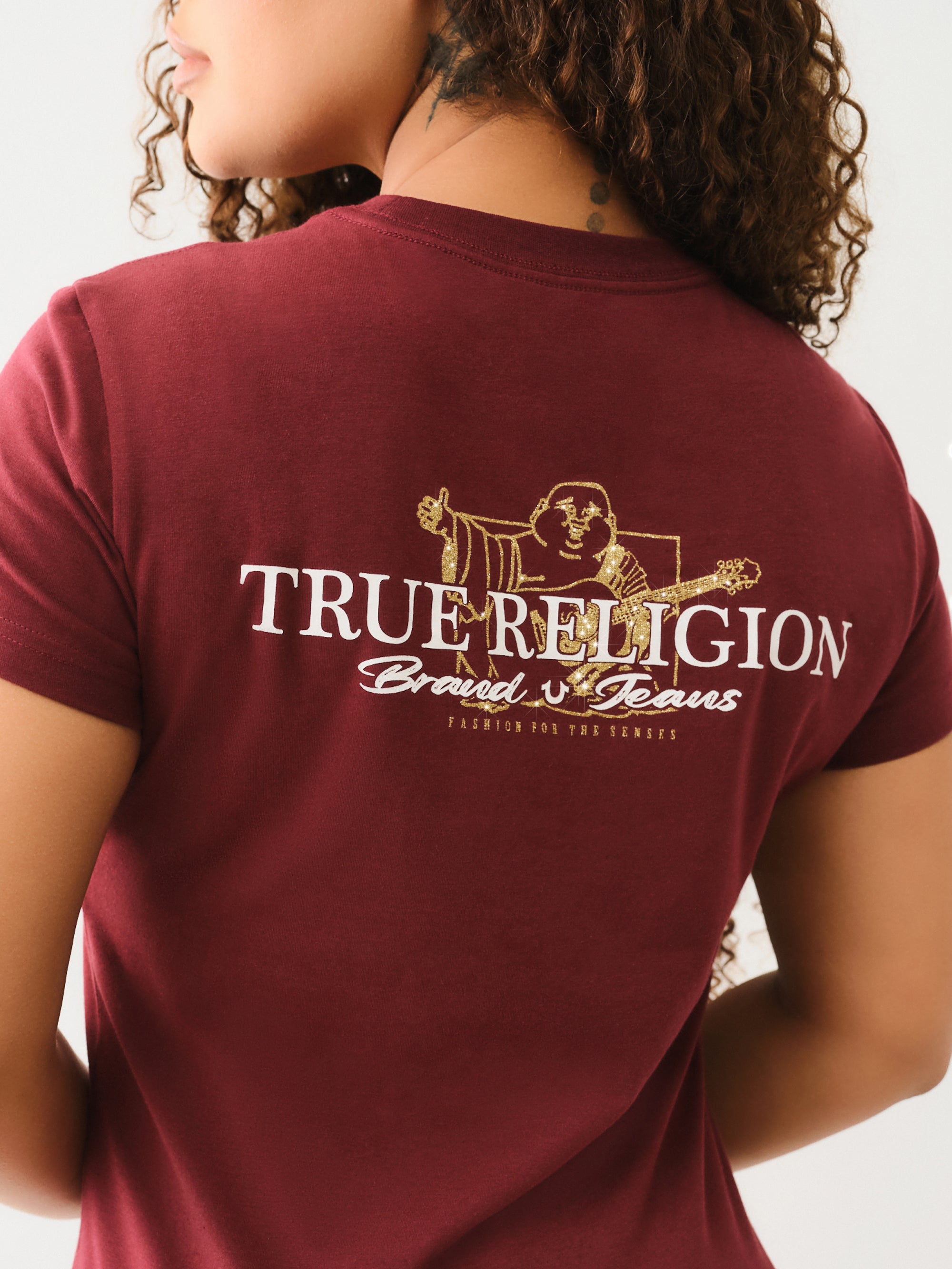 True Religion Money Buddha Ss Tee Chocolate Truffle-AL Capone Premium