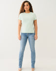 True Religion Taping Ss Tee Misty Jade