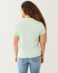 True Religion Taping Ss Tee Misty Jade
