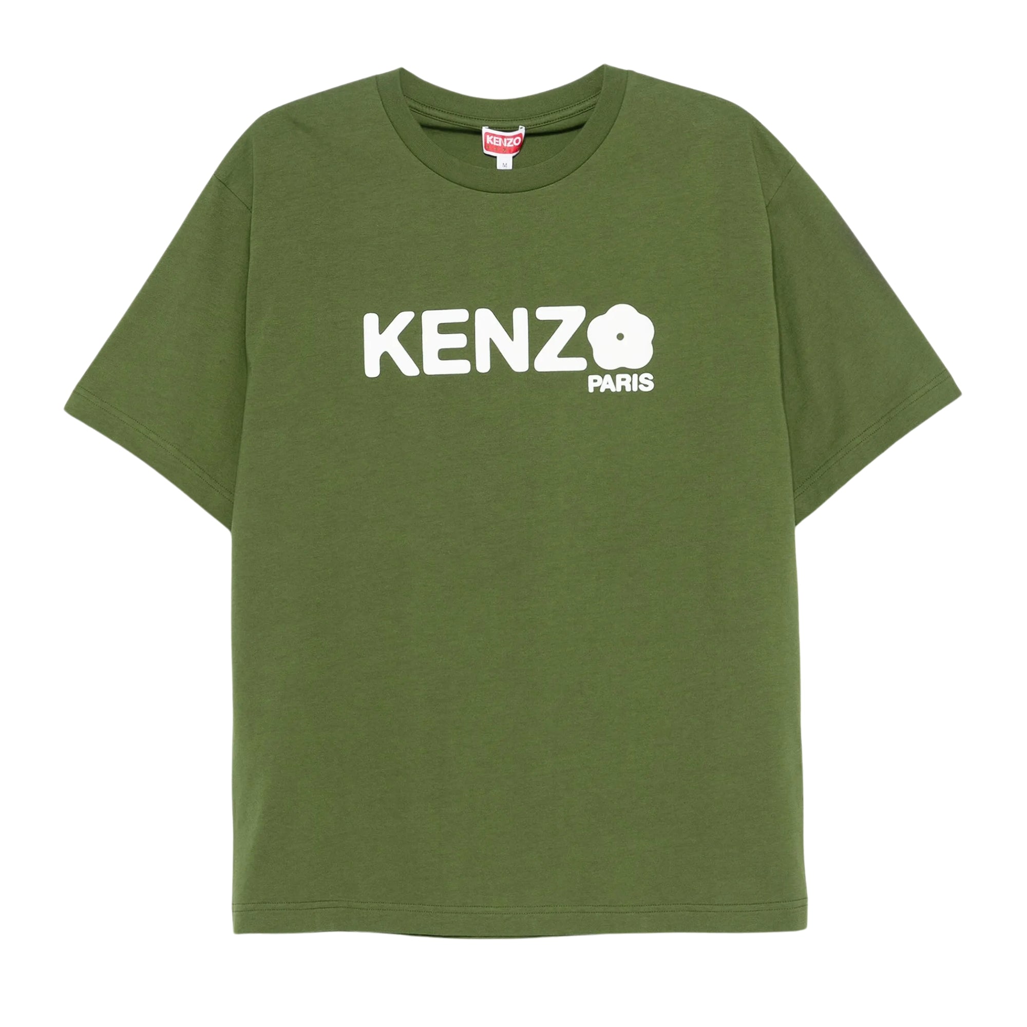 Kenzo T-Shirt Gots Boke Flower Oversize Khaki-AL Capone Premium