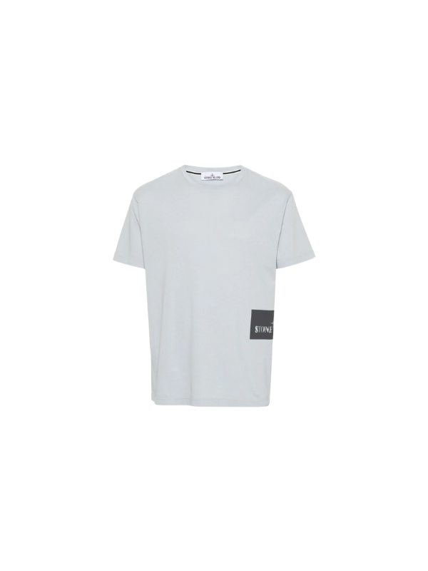 Stone Island T-Shirt Logo Grey-AL Capone Premium