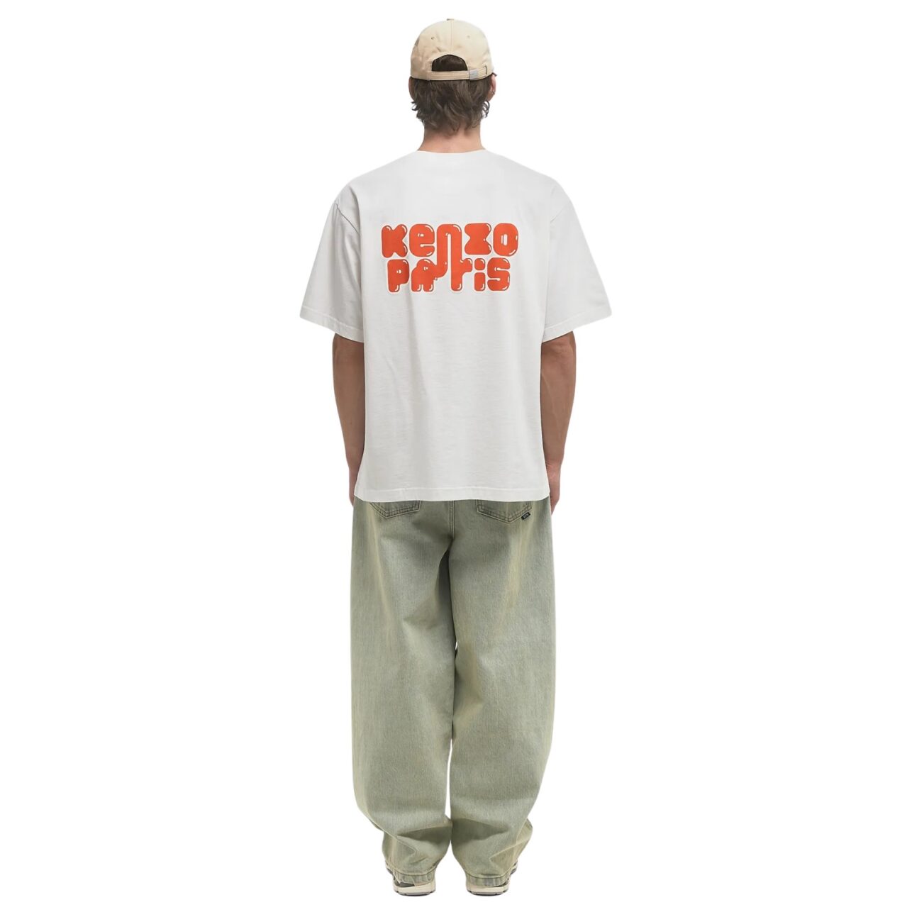 Kenzo T-Shirt Elephant Logo Off White-AL Capone Premium