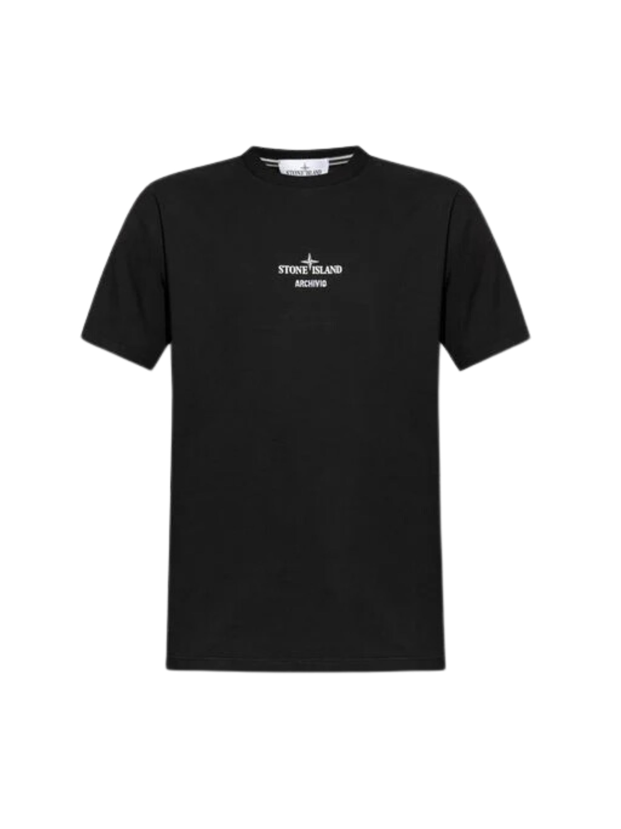 Stone Island T-Shirt Logo Black-AL Capone Premium