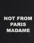 Drole De Monsieur Sweater Slogan Black-AL Capone Premium