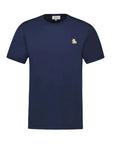 Maison Kitsune T-Shirt Chillax Fox Patch Eclipse Blue