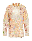Etro Shirt Long Paisley Beige