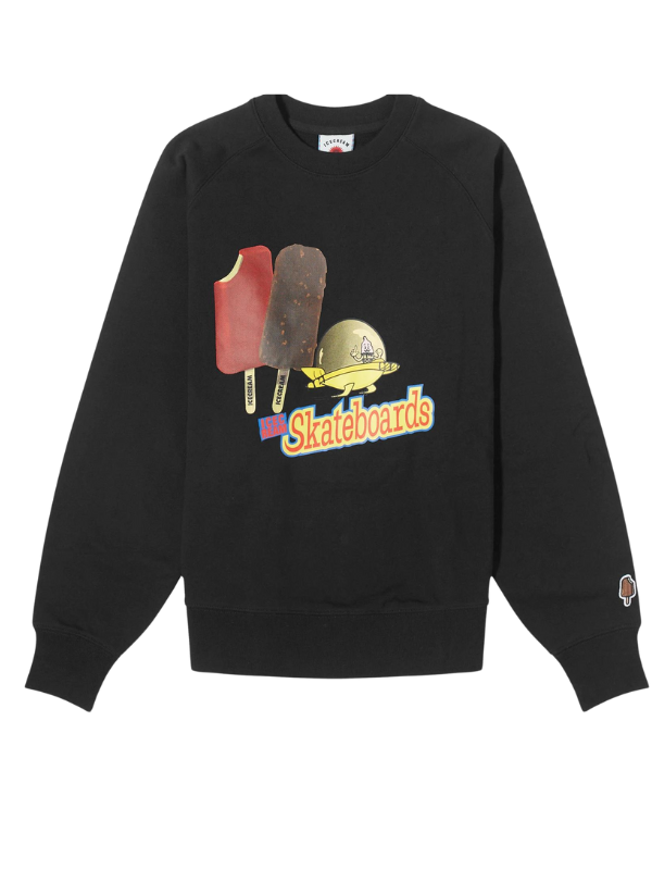 Icecream Sweater Flying Car Black-AL Capone Premium