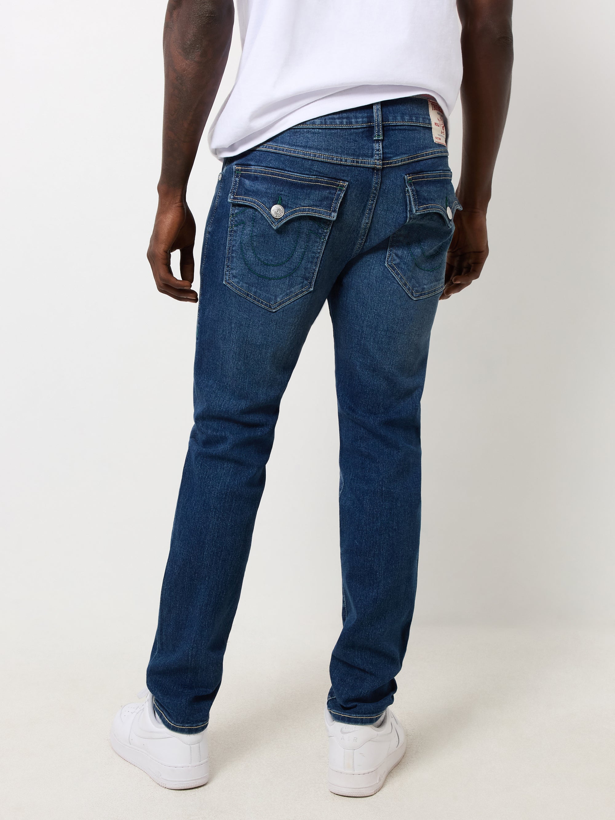 True Religion Rocco Sn Flap Skinny Medium Blizzard Wash-AL Capone Premium