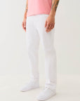 True Religion Geno Sn Flap Slim Optic White