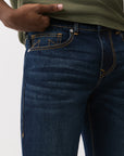 True Religion Ricky Sn Straight Dark Mahogany Wood Wash