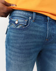 True Religion Shorts Rocco Sn Flap Short Medium Wash
