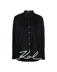 Karl Lagerfeld Shirt Signature Logo Black