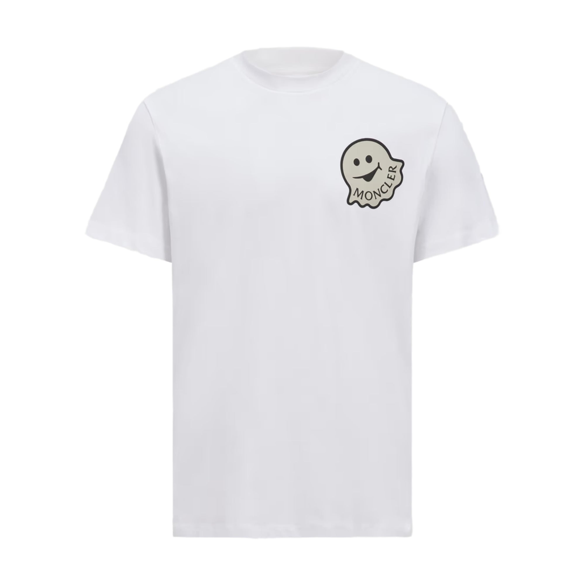 Moncler T-Shirt Logo White-AL Capone Premium