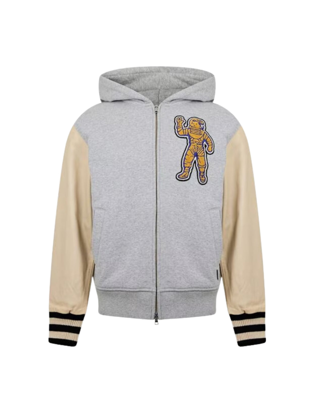 Billionaire Boys Club Jacket Standing Astro Leather Heather Grey-AL Capone Premium