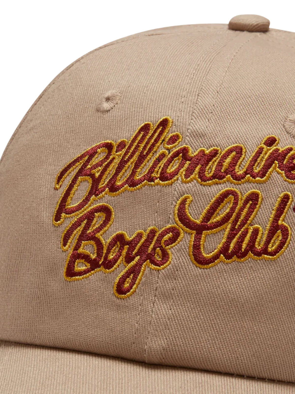 Billionaire Boys Club Cap Script Embroidered Logo Beige-AL Capone Premium