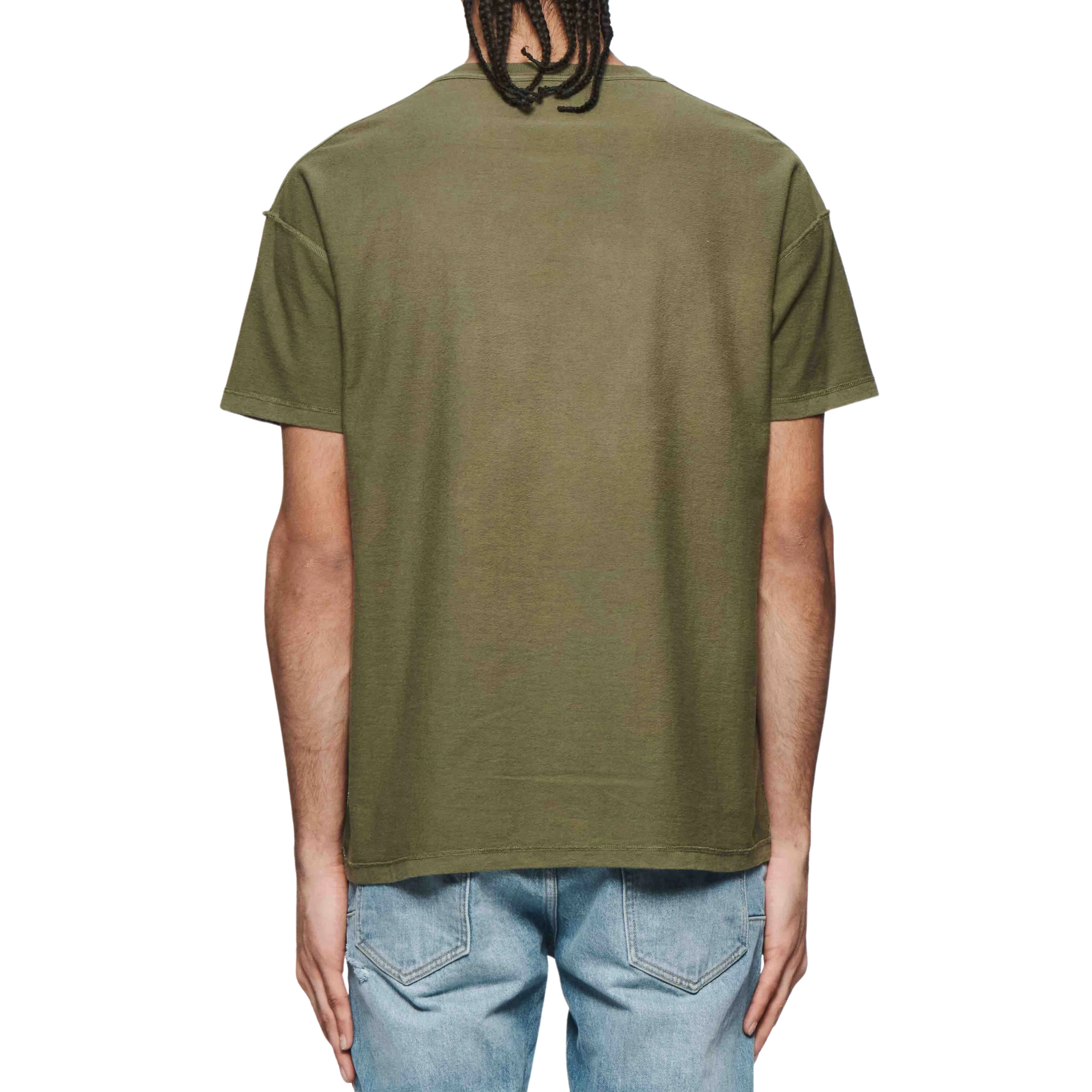 Purple T-Shirt Logo Khaki-AL Capone Premium