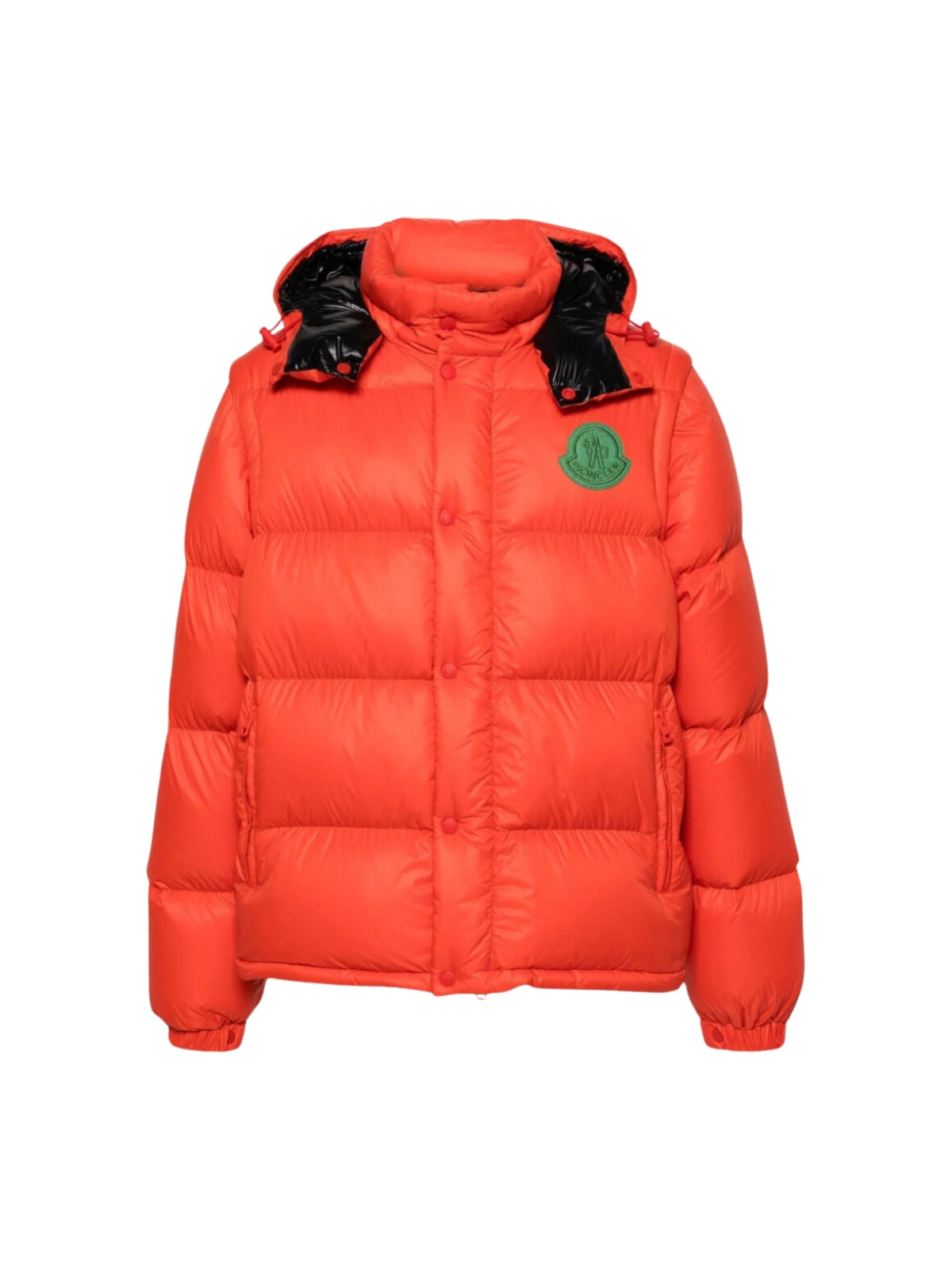 Moncler Jacket Cyclone Puffer Logo Orange AL Capone Premium