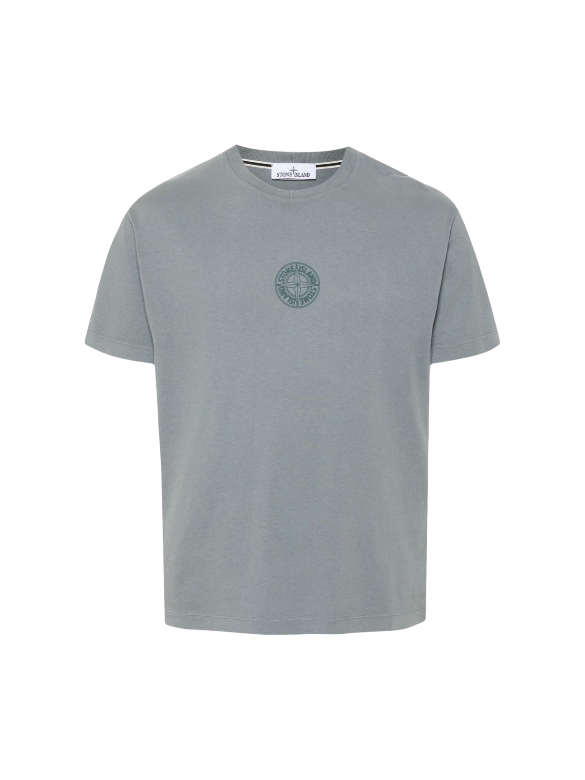 Stone Island T-Shirt Logo Grey-AL Capone Premium
