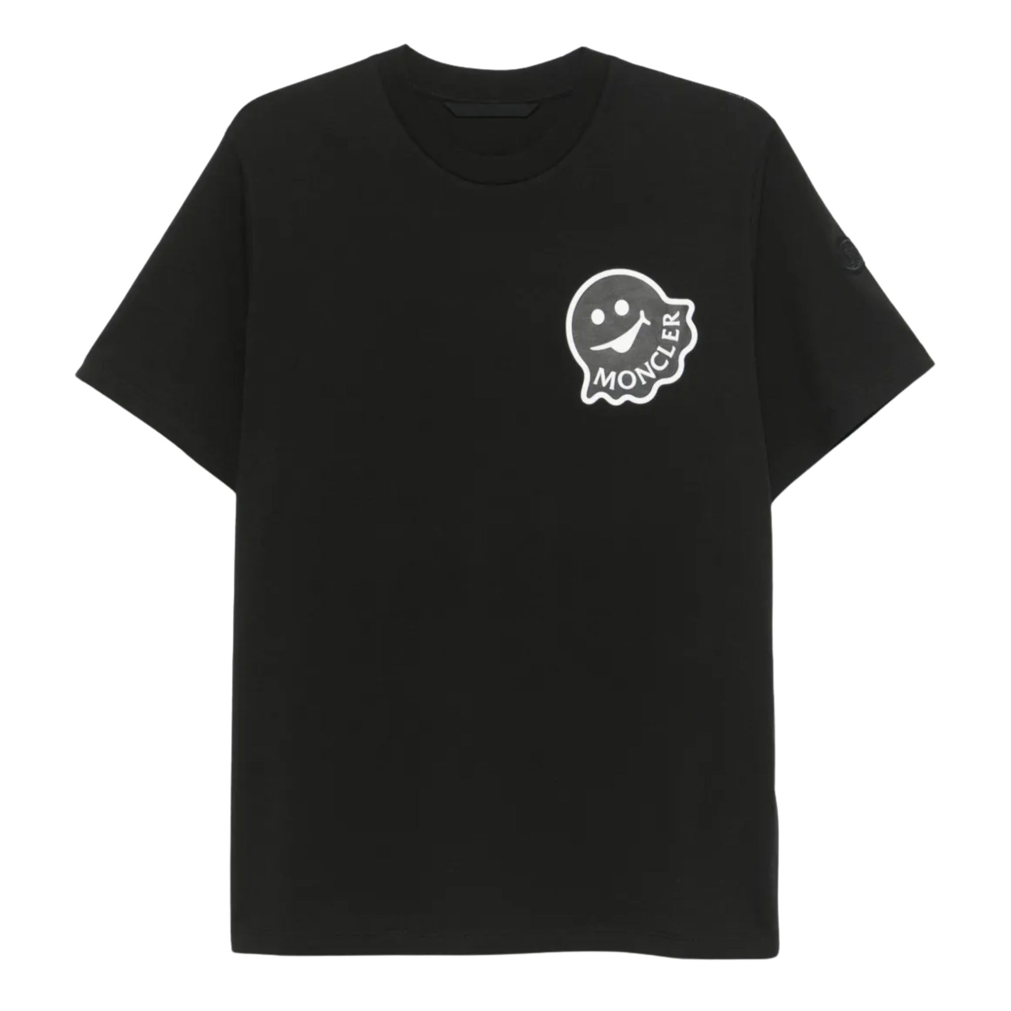 Moncler T-Shirt Logo Black-AL Capone Premium