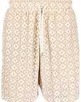 Drole De Monsieur Shorts Pattern Beige