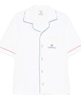Casablanca Shirt Monogram Jacquard Towelling White