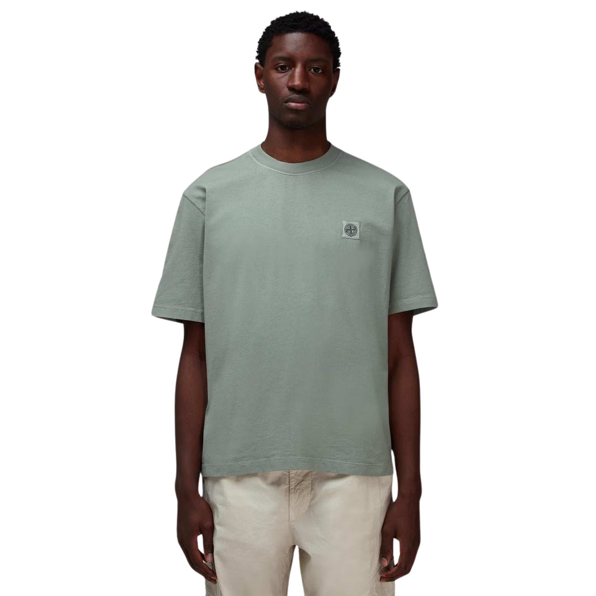 Stone Island T-Shirt Logo Green-AL Capone Premium