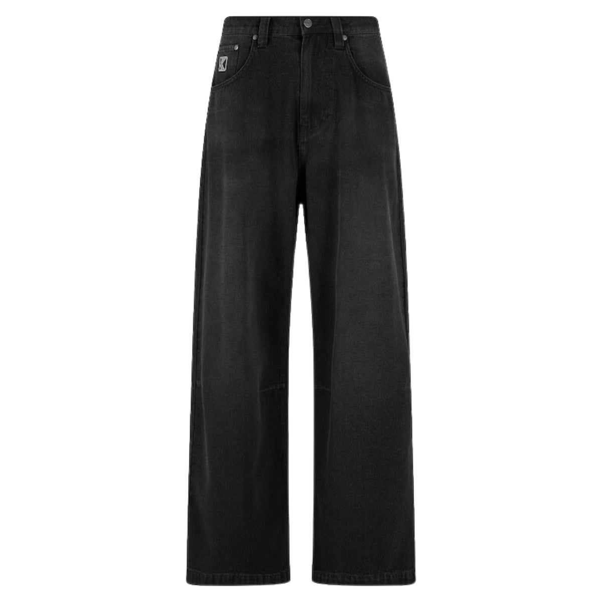 Karl Kani Jeans Og Washed Denim Baggy Grey-AL Capone Premium