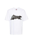 Ice-Cream T-Shirt Running Dog White