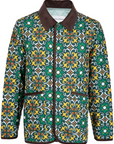 Drole De Monsieur Jacket Pattern Green-AL Capone Premium