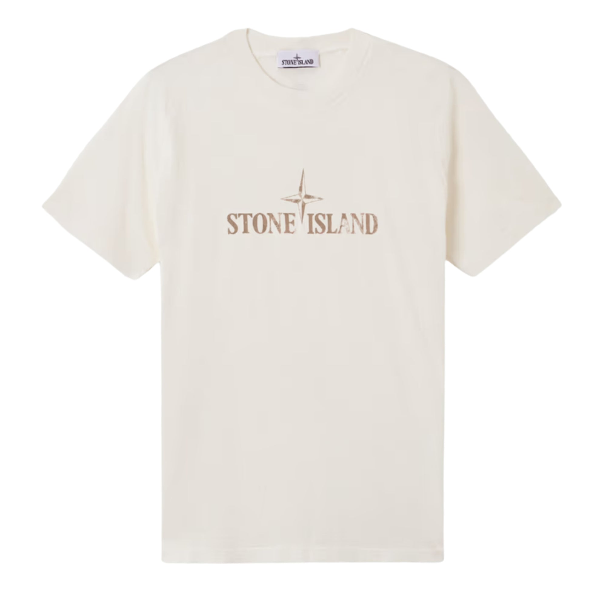 Stone Island T-Shirt Logo Beige-AL Capone Premium