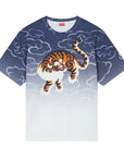 Kenzo T-Shirt Tiger On Cloud Blue-AL Capone Premium