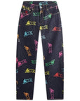 Ice-Cream Jeans Allover Running Dog Indigo