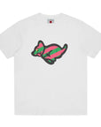 Ice-Cream T-Shirt Running Puppy White