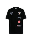 Aape T-Shirt Multiple Logos Black-AL Capone Premium