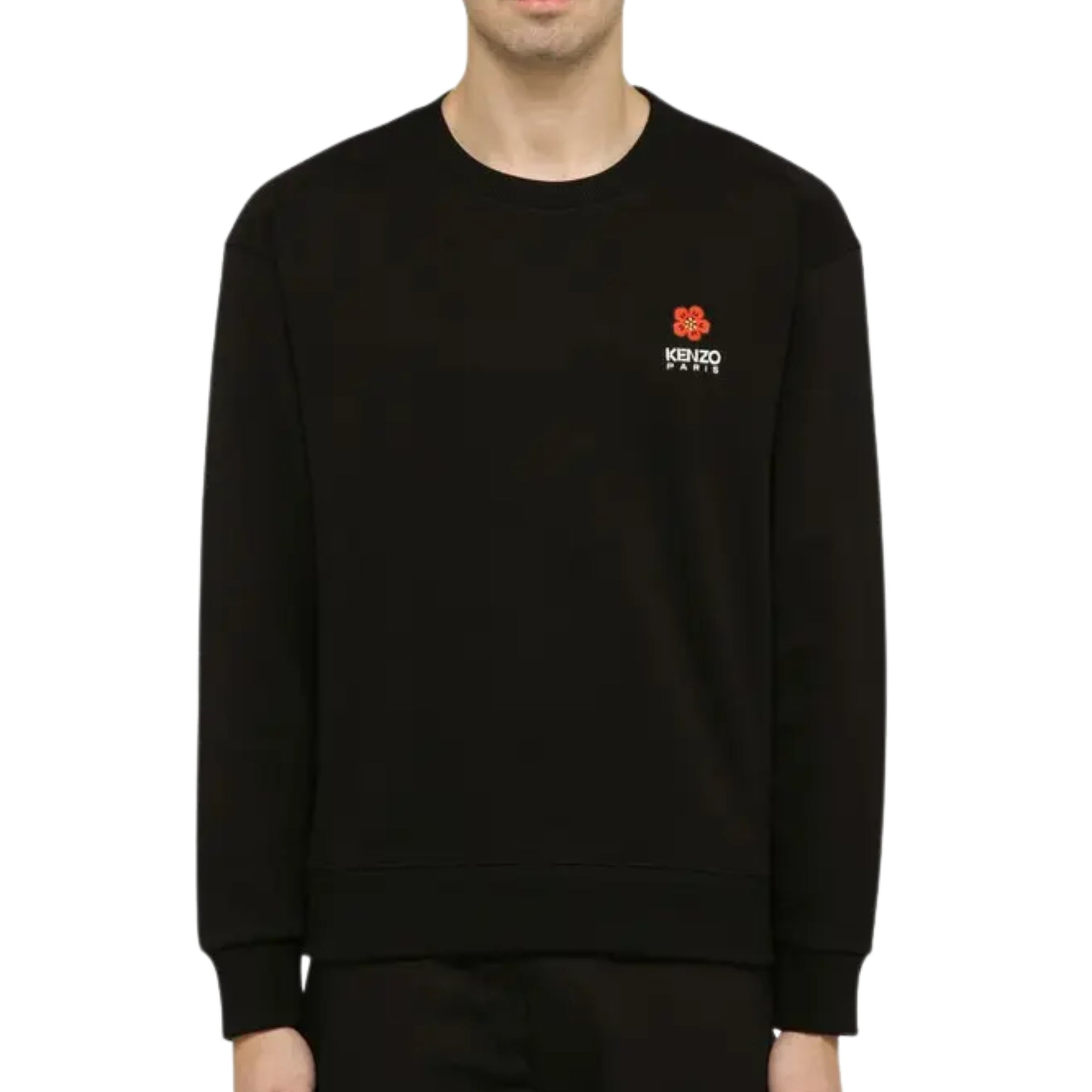 Kenzo Sweater Boke Flower Crest Black-AL Capone Premium