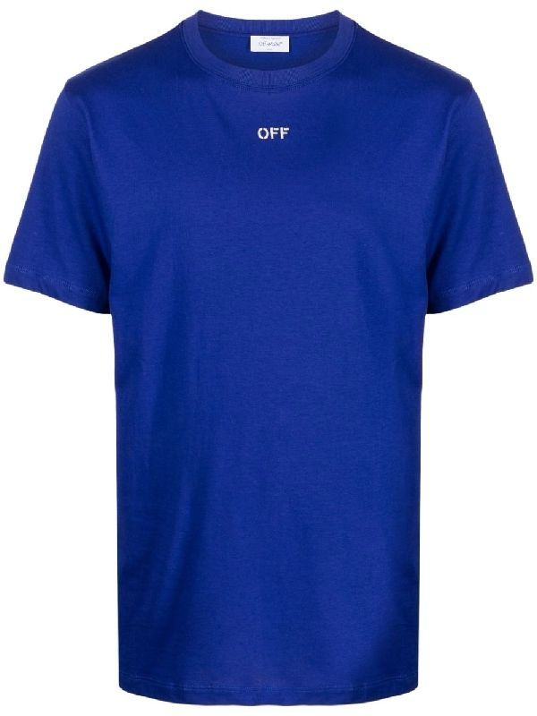 Off-White T-Shirt Logo Blue