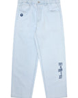 Aape Jeans Slogan Touch The Ground To Jump Blue-White-AL Capone Premium