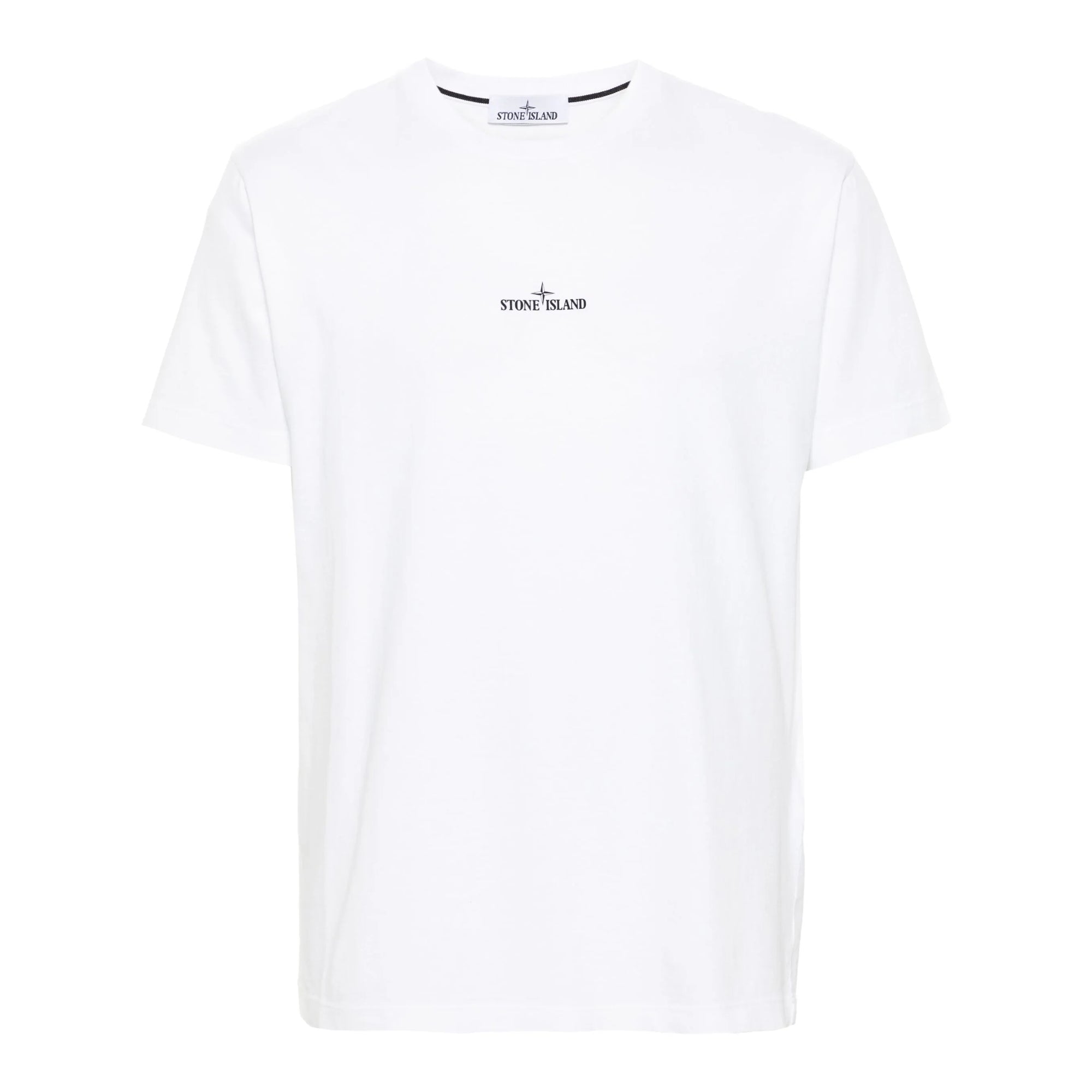 Stone Island T-Shirt Logo White-AL Capone Premium