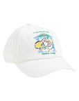Casablanca Cap Crayon Temple Tennis Club White