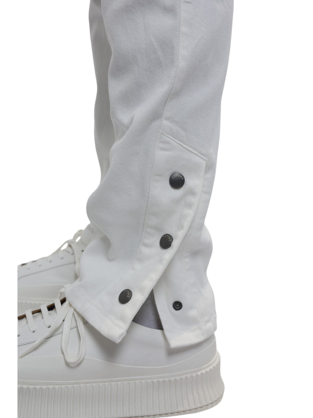Capone Cargo Pants Relaxed White-AL Capone Premium