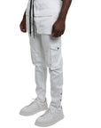 Capone Cargo Pants Relaxed White-AL Capone Premium