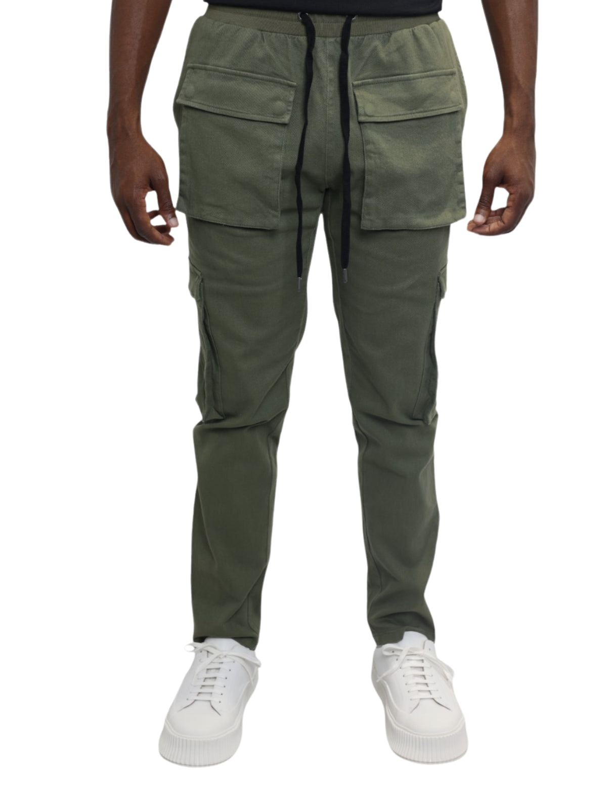 Capone Cargo Pants Relaxed Green-AL Capone Premium