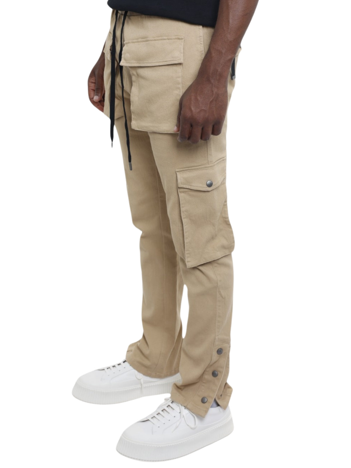 Capone Cargo Pants Relaxed Biscuit-AL Capone Premium