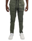 Capone Cargo Pants Relaxed Green-AL Capone Premium