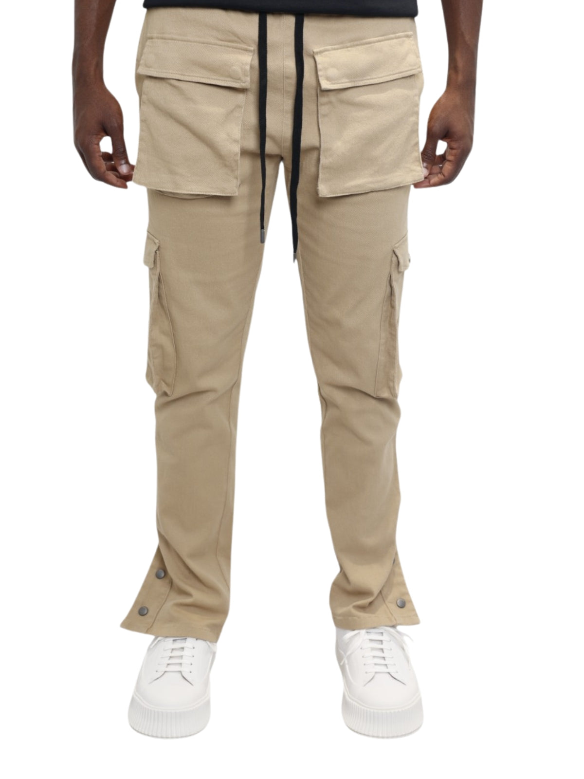 Capone Cargo Pants Relaxed Biscuit-AL Capone Premium