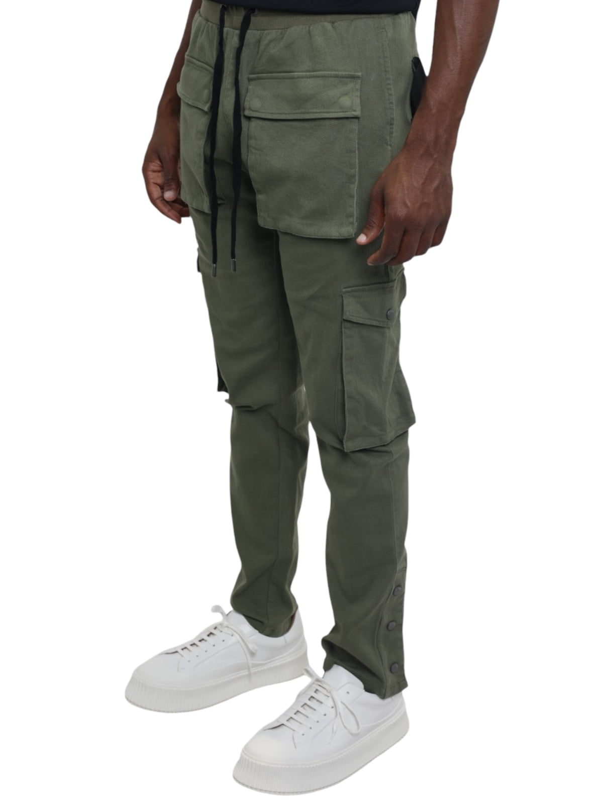 Capone Cargo Pants Relaxed Green-AL Capone Premium